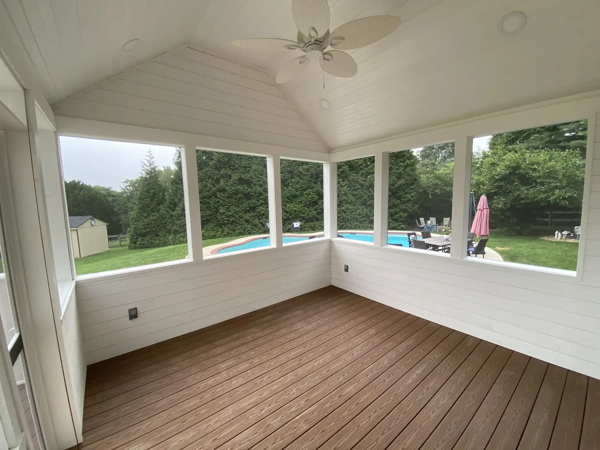 Photo of a covered deck - Custom Covered Deck builders and contractor - Tristate Area, Pennsylvania